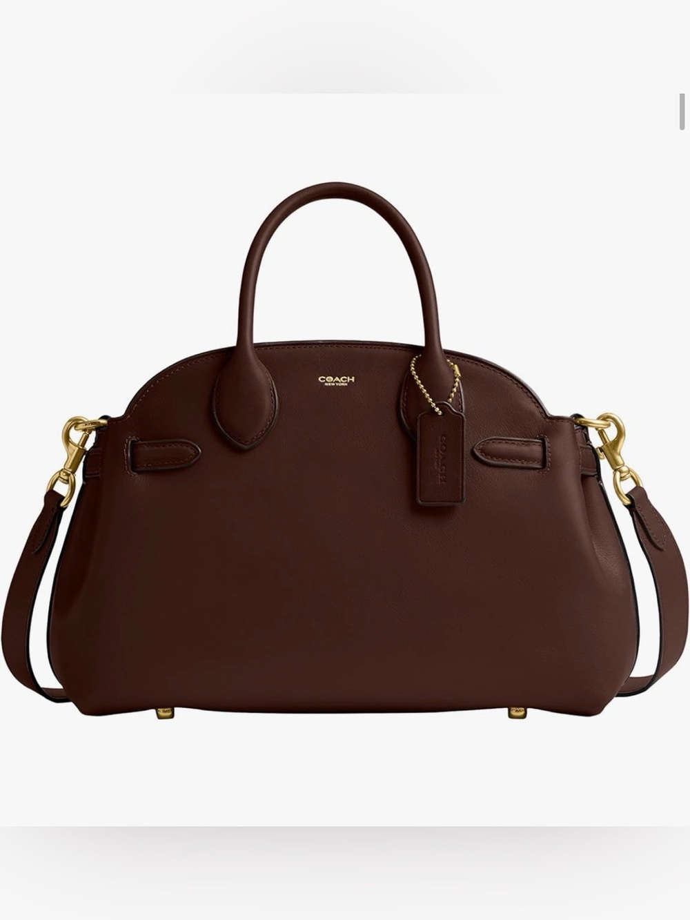 🤎New COACH Soft Empire Carryall 28 in Maple (Discontinued)